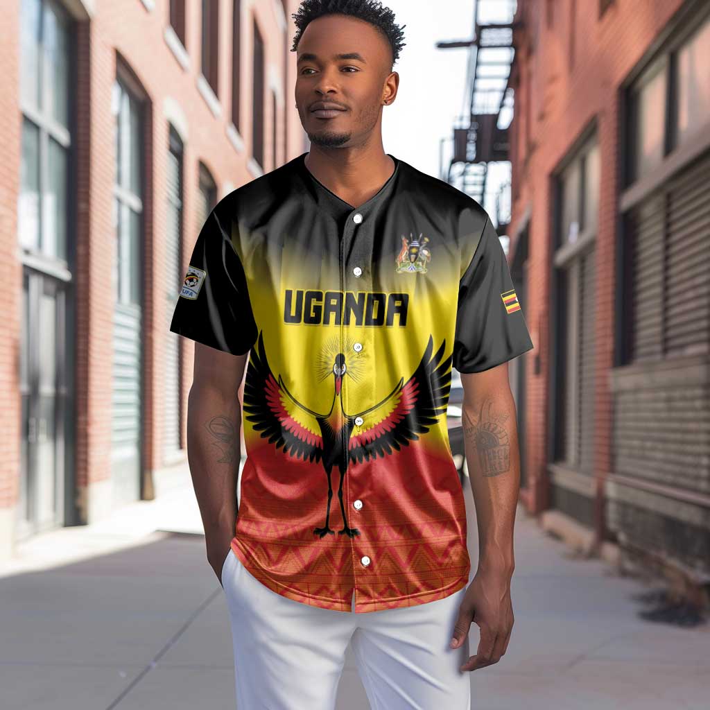 Uganda Football Custom Baseball Jersey Go Champions - African Pride