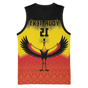 Uganda Football Custom Basketball Jersey Go Champions - African Pride