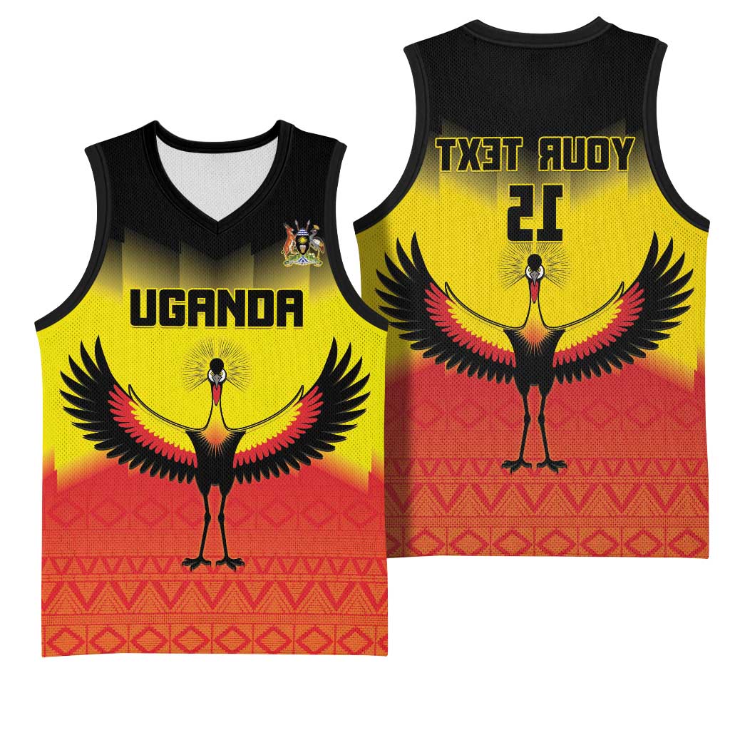 Uganda Football Custom Basketball Jersey Go Champions - African Pride
