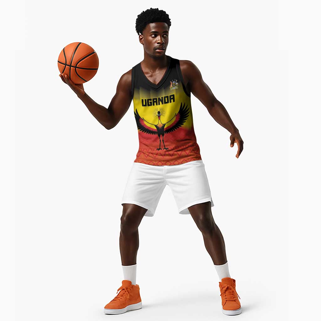 Uganda Football Custom Basketball Jersey Go Champions - African Pride