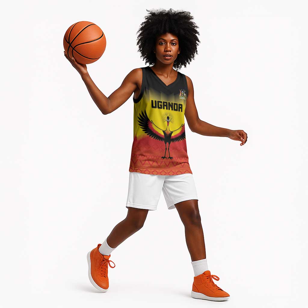 Uganda Football Custom Basketball Jersey Go Champions - African Pride
