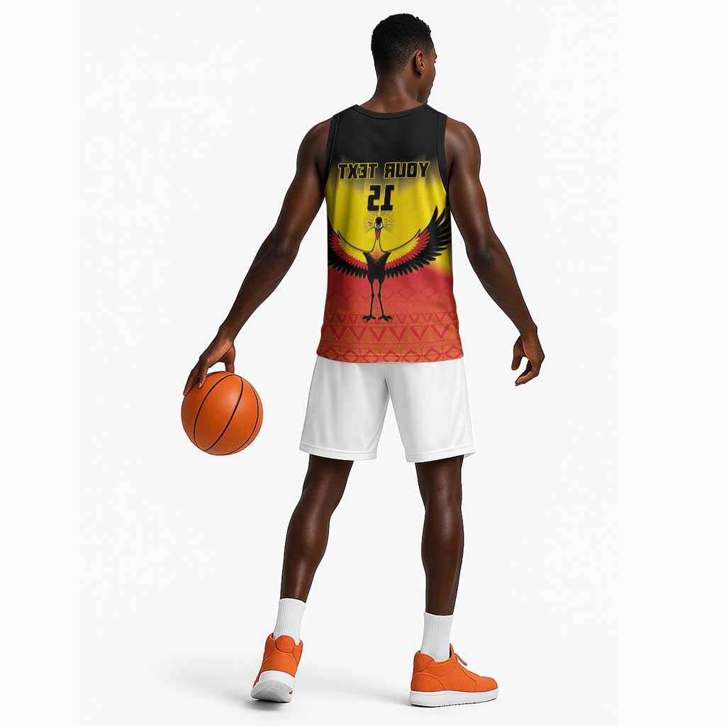 Uganda Football Custom Basketball Jersey Go Champions - African Pride