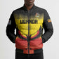 Custom Uganda Football Bomber Puffer Jacket Go Cranes Go