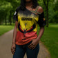 Custom Uganda Football Cross Shoulder Shirt Go Cranes Go