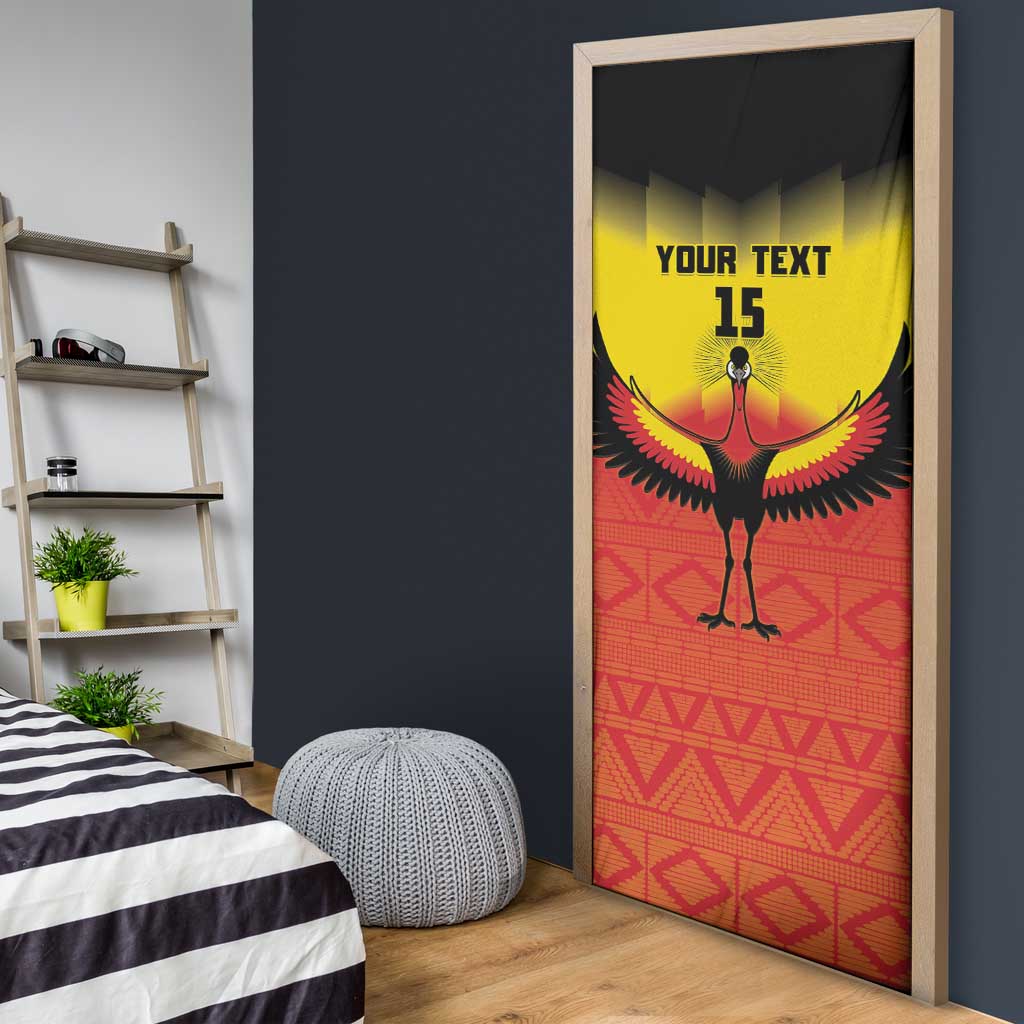 Custom Uganda Football Door Cover Go Cranes Go