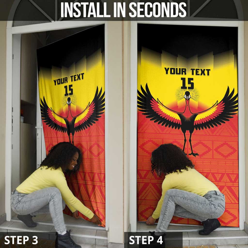 Custom Uganda Football Door Cover Go Cranes Go