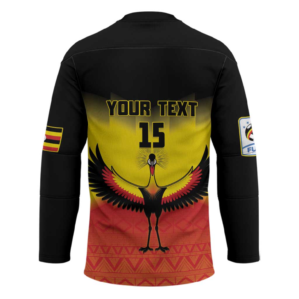 Custom Uganda Football Hockey Jersey Go Cranes Go