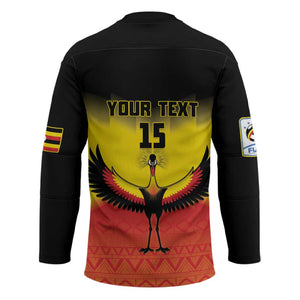 Custom Uganda Football Hockey Jersey Go Cranes Go