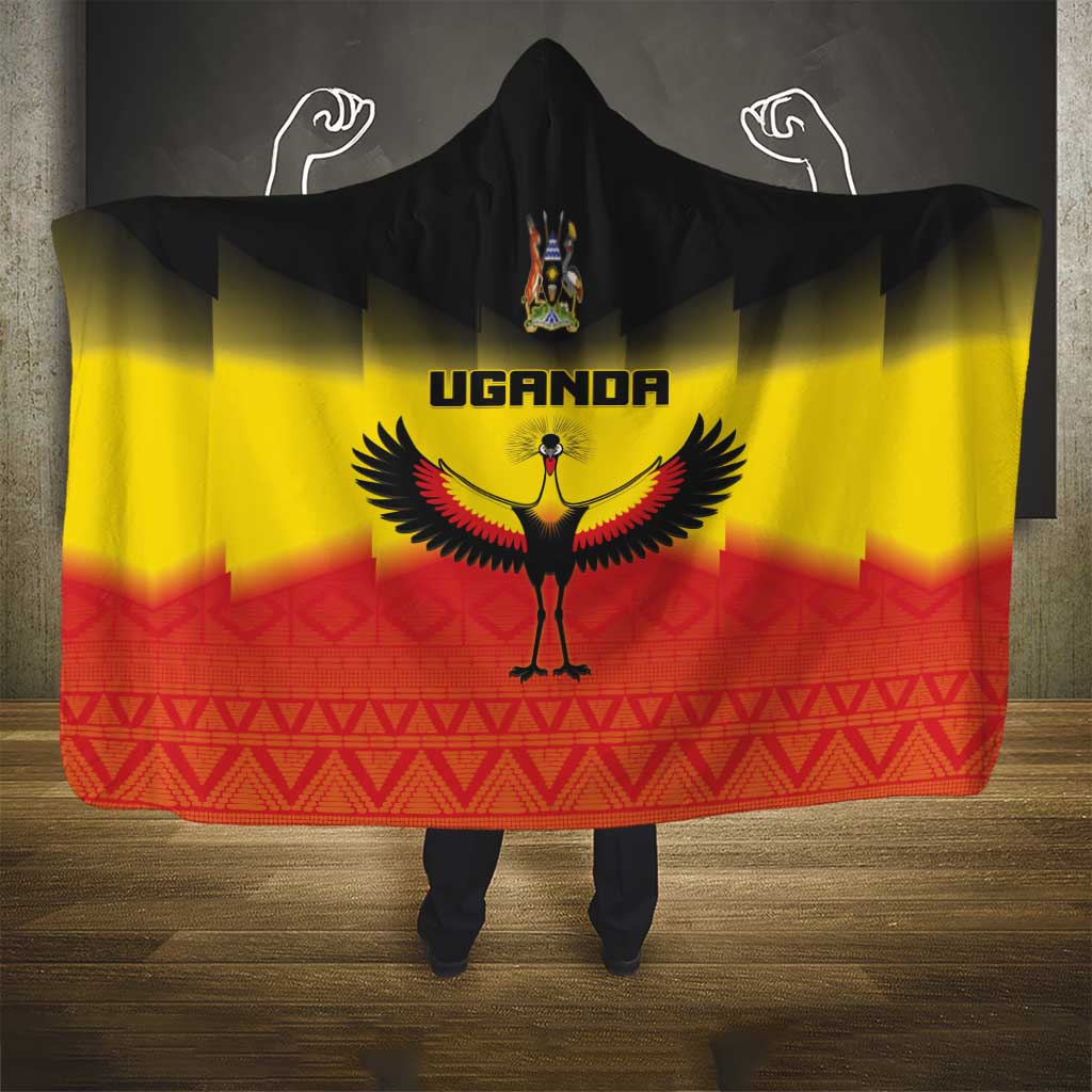 Uganda Football Hooded Blanket Go Champions - African Pride