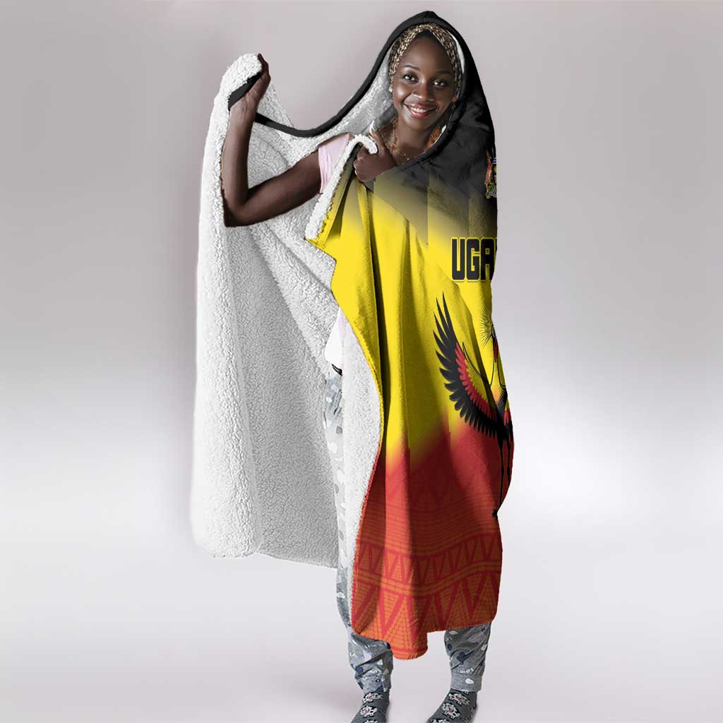 Uganda Football Hooded Blanket Go Champions - African Pride