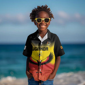 Uganda Football Custom Kid Hawaiian Shirt Go Champions - African Pride