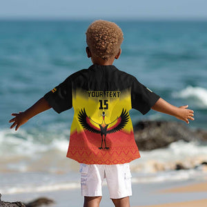Uganda Football Custom Kid Hawaiian Shirt Go Champions - African Pride