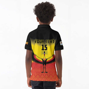 Uganda Football Custom Kid Polo Shirt Go Champions - African Pride
