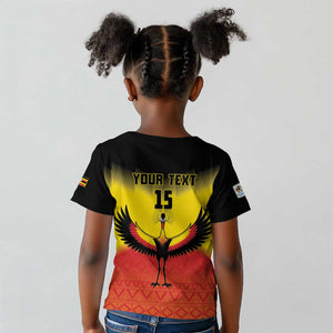 Uganda Football Custom Kid T shirt Go Champions - African Pride