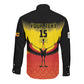 Uganda Football Custom Long Sleeve Button Shirt Go Champions - African Pride