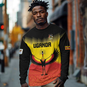 Uganda Football Custom Long Sleeve Shirt Go Champions - African Pride