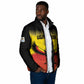 Custom Uganda Football Padded Jacket Go Cranes Go