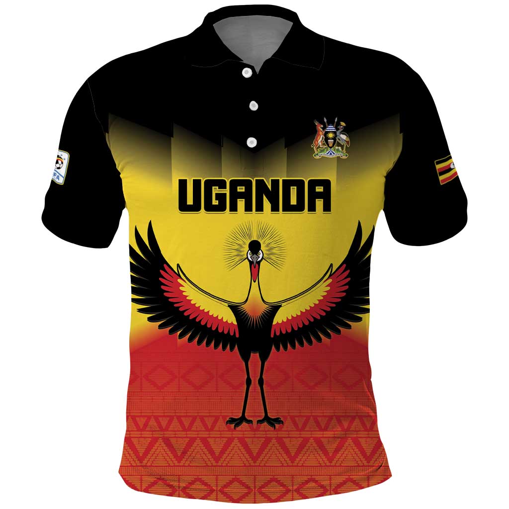 Uganda Football Custom Polo Shirt Go Champions - African Pride