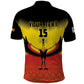 Uganda Football Custom Polo Shirt Go Champions - African Pride