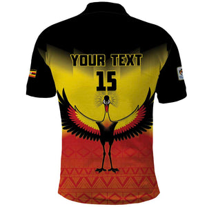 Uganda Football Custom Polo Shirt Go Champions - African Pride
