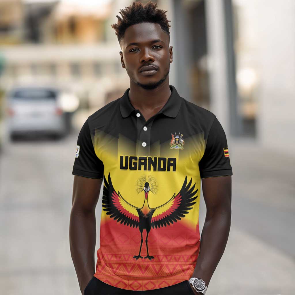 Uganda Football Custom Polo Shirt Go Champions - African Pride