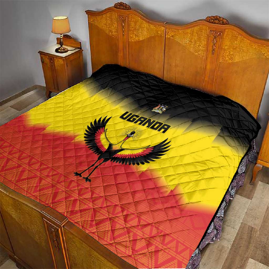 Uganda Football Quilt Go Champions - African Pride