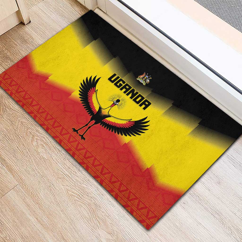 Uganda Football Rubber Doormat Go Champions - African Pride