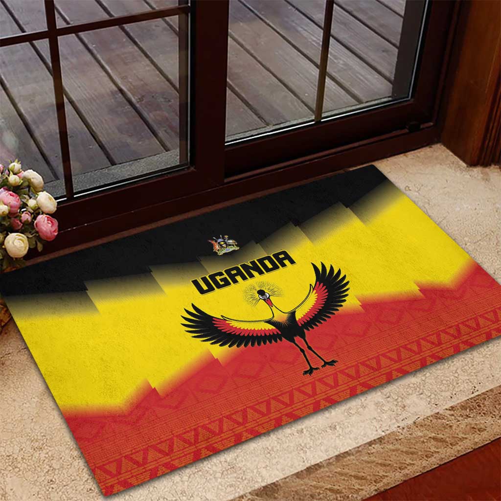 Uganda Football Rubber Doormat Go Champions - African Pride
