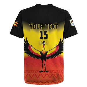 Uganda Football Custom Rugby Jersey Go Champions - African Pride
