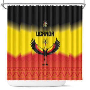 Uganda Football Shower Curtain Go Champions - African Pride