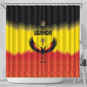 Uganda Football Shower Curtain Go Champions - African Pride