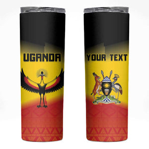 Uganda Football Custom Skinny Tumbler Go Champions - African Pride