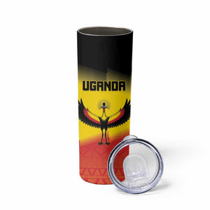 Uganda Football Custom Skinny Tumbler Go Champions - African Pride