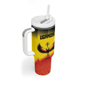Uganda Football Custom Tumbler With Handle Go Champions - African Pride