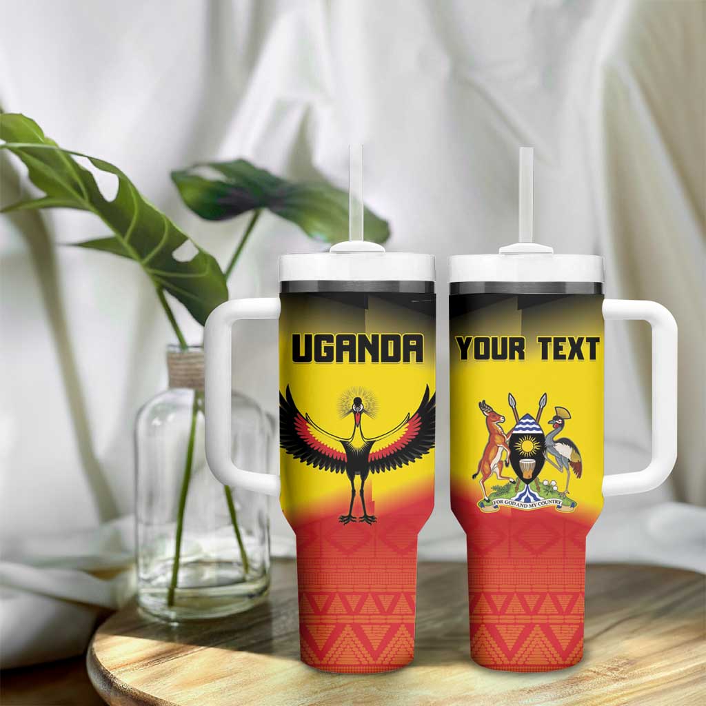 Uganda Football Custom Tumbler With Handle Go Champions - African Pride