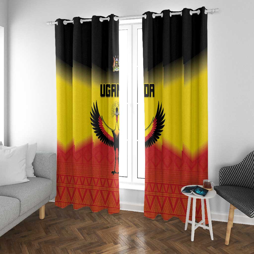 Uganda Football Window Curtain Go Champions - African Pride