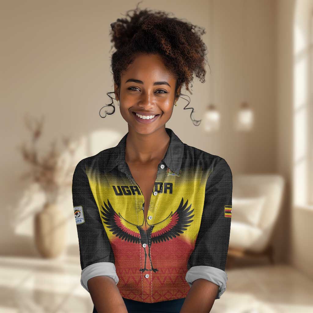 Uganda Football Custom Women Casual Shirt Go Champions - African Pride