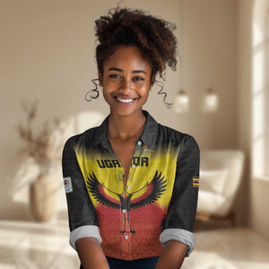 Uganda Football Custom Women Casual Shirt Go Champions - African Pride