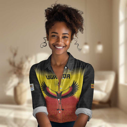 Uganda Football Custom Women Casual Shirt Go Champions - African Pride
