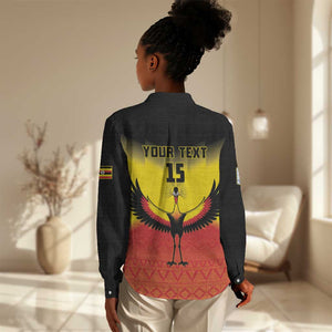 Uganda Football Custom Women Casual Shirt Go Champions - African Pride