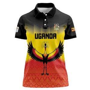 Uganda Football Custom Women Polo Shirt Go Champions - African Pride
