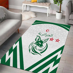 Algeria Football Area Rug Go Champions - African Pride