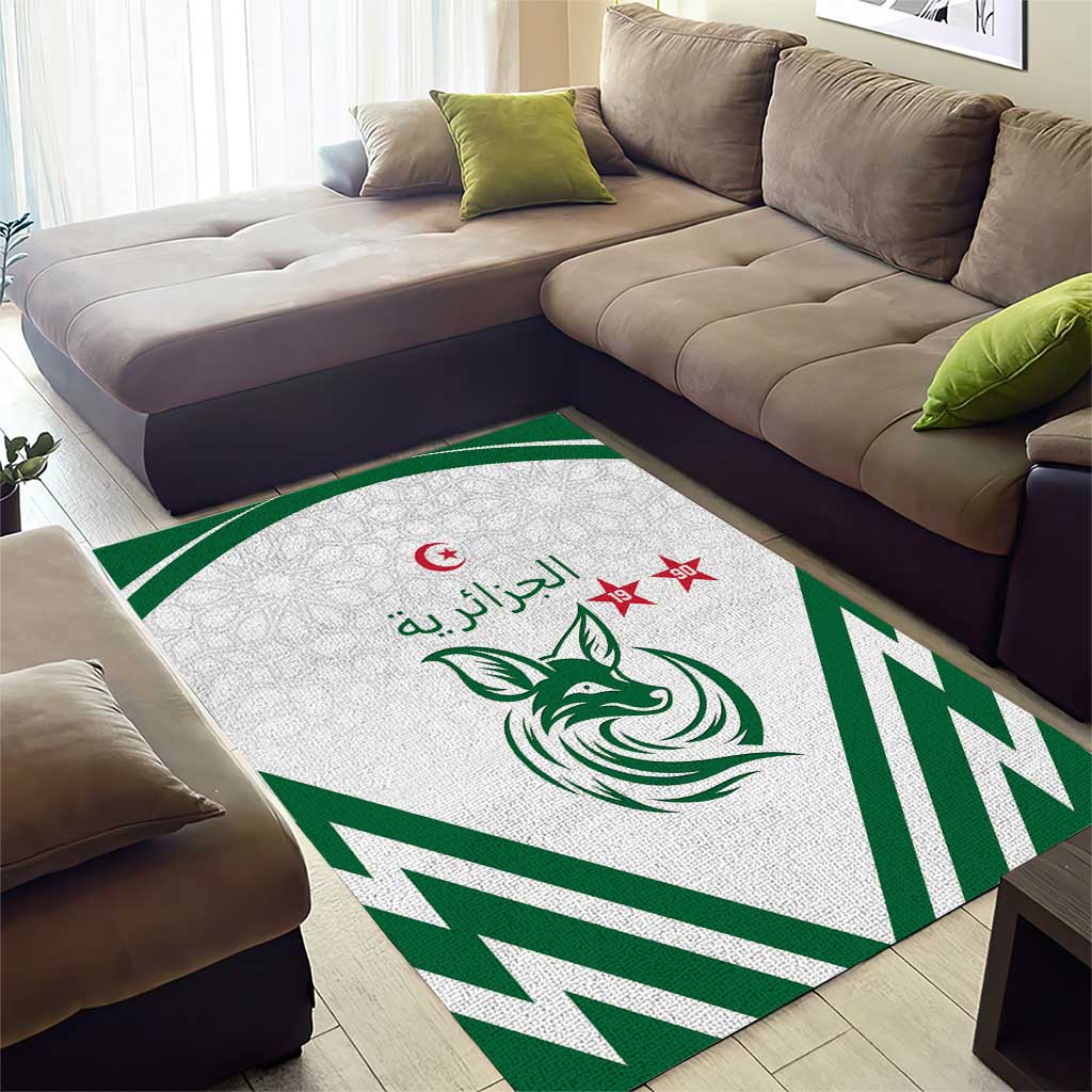 Algeria Football Area Rug Go Champions - African Pride
