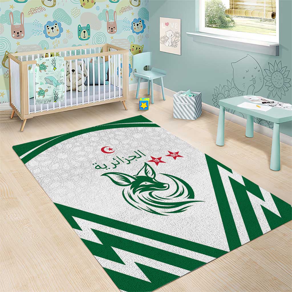 Algeria Football Area Rug Go Champions - African Pride