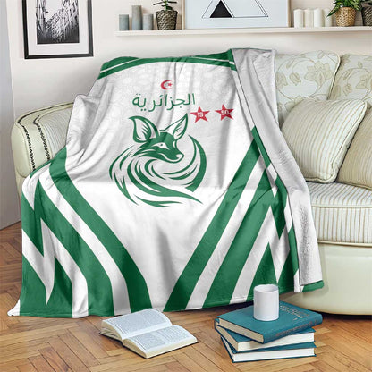 Algeria Football Blanket Go Champions - African Pride