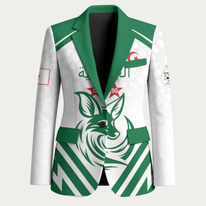 Custom Algeria Football Blazer Go Fennecs Go