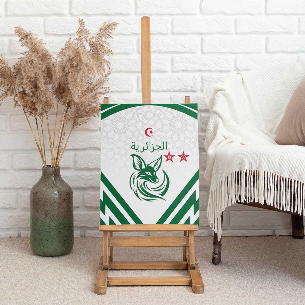 Algeria Football Canvas Wall Art Go Champions - African Pride