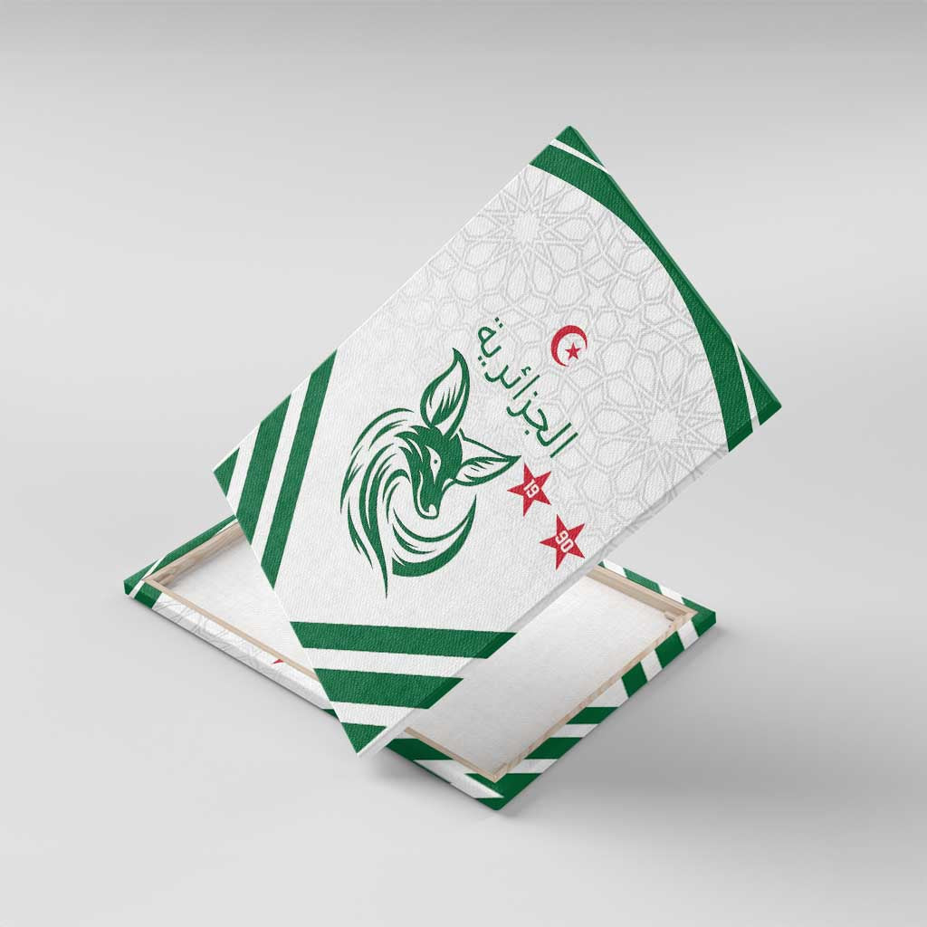 Algeria Football Canvas Wall Art Go Champions - African Pride
