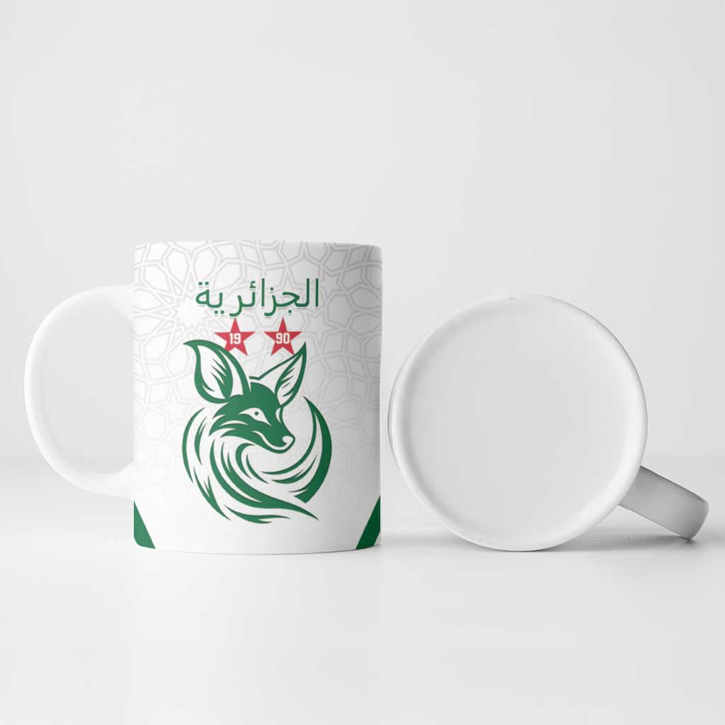 Custom Algeria Football Ceramic Mug Go Fennecs Go