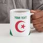 Custom Algeria Football Ceramic Mug Go Fennecs Go